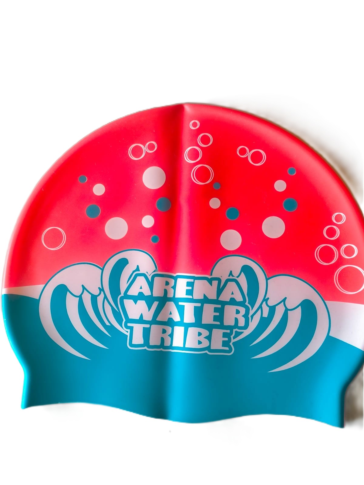 Arena, cuffia junior in silicone decorata