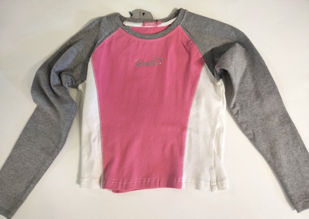 Gimer, t-shirt manica lunga bambina/ragazza
