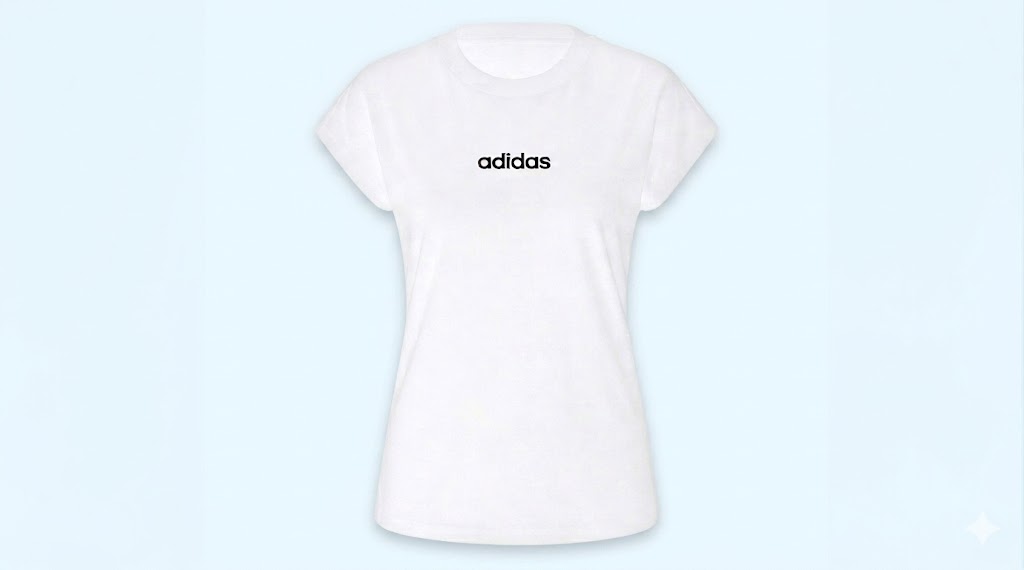 T- shirt cotone mezza manica donna Adidas